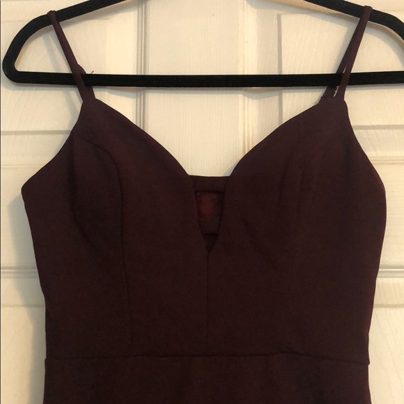 Plum Night Out Dress - Picture 2 of 3